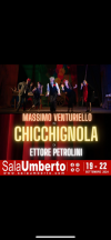 Chicchignola - Roma, Teatro Sala Umberto, dal 19 al 22 settembre 2024